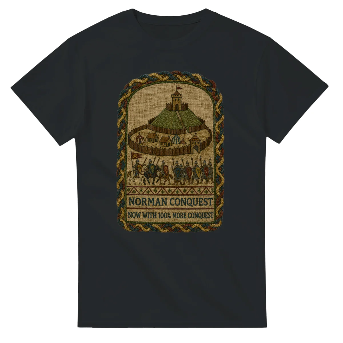 Norman Conquest - History on a unisex t-shirt