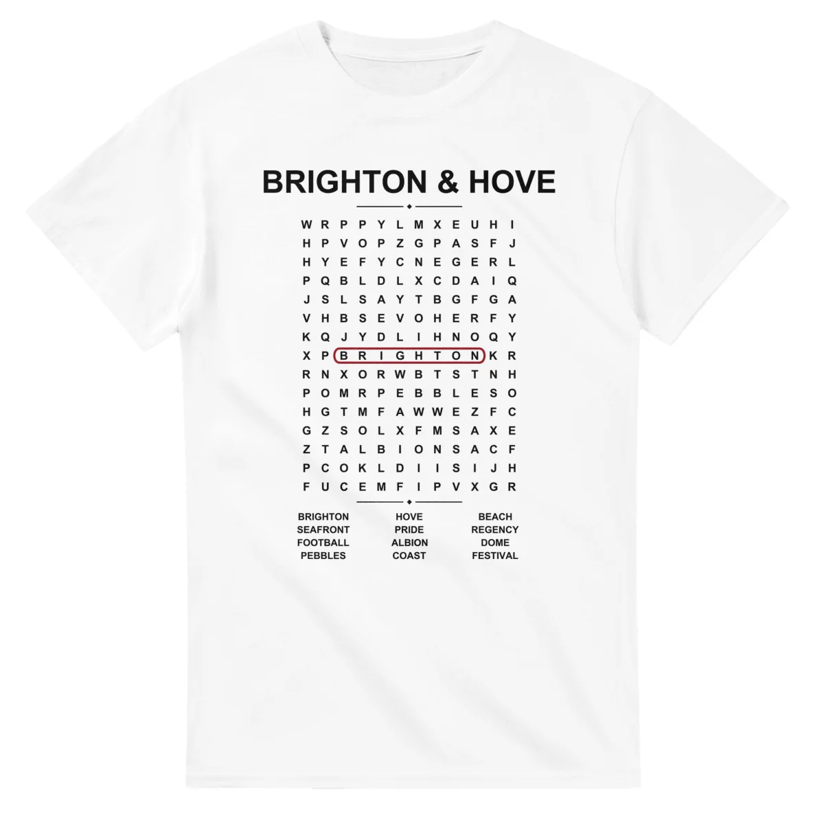 Brighton & Hove Word Search - Somewhere In Here
