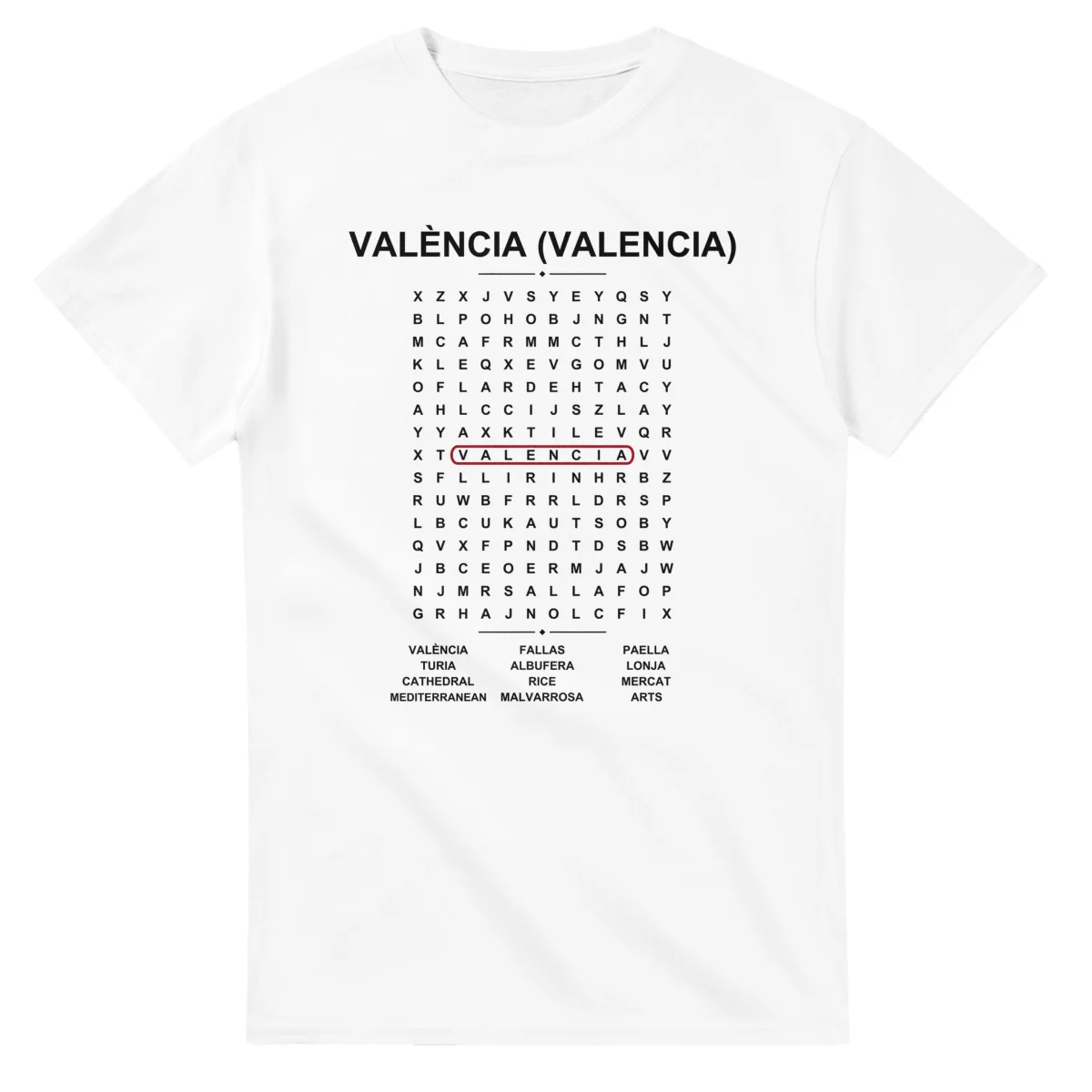 València (Valencia) Word Search - Somewhere In Here