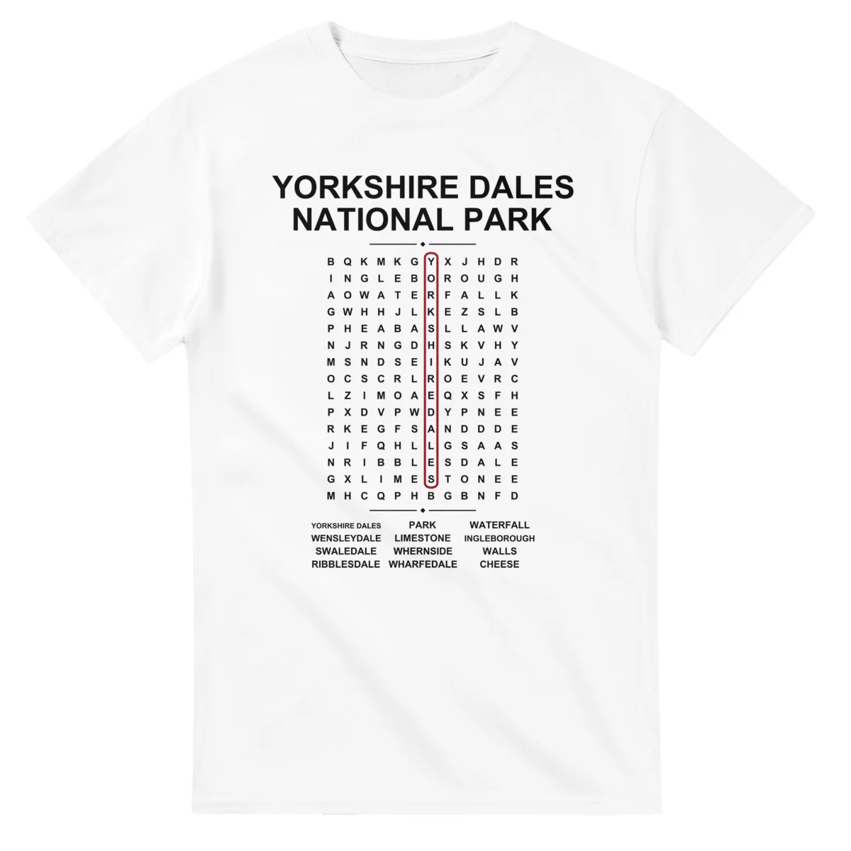 Yorkshire Dales National Park Word Search - Somewhere In Here