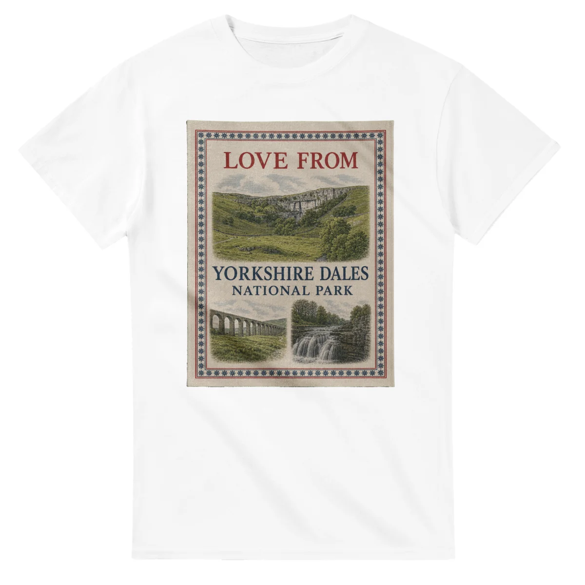 Love from Yorkshire Dales National Park on a unisex t-shirt