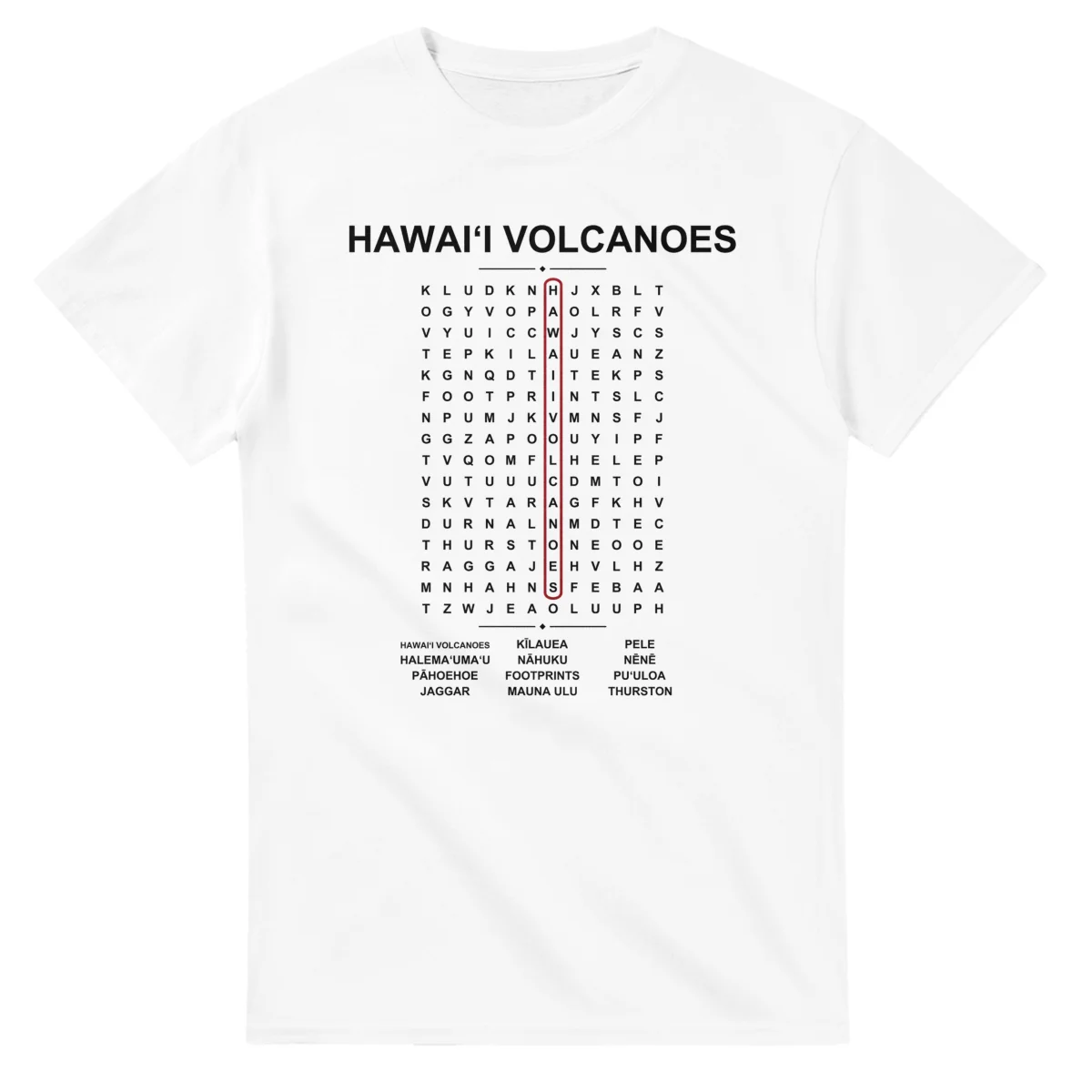 Hawaiʻi Volcanoes National Park Word Search - Somewhere In Here