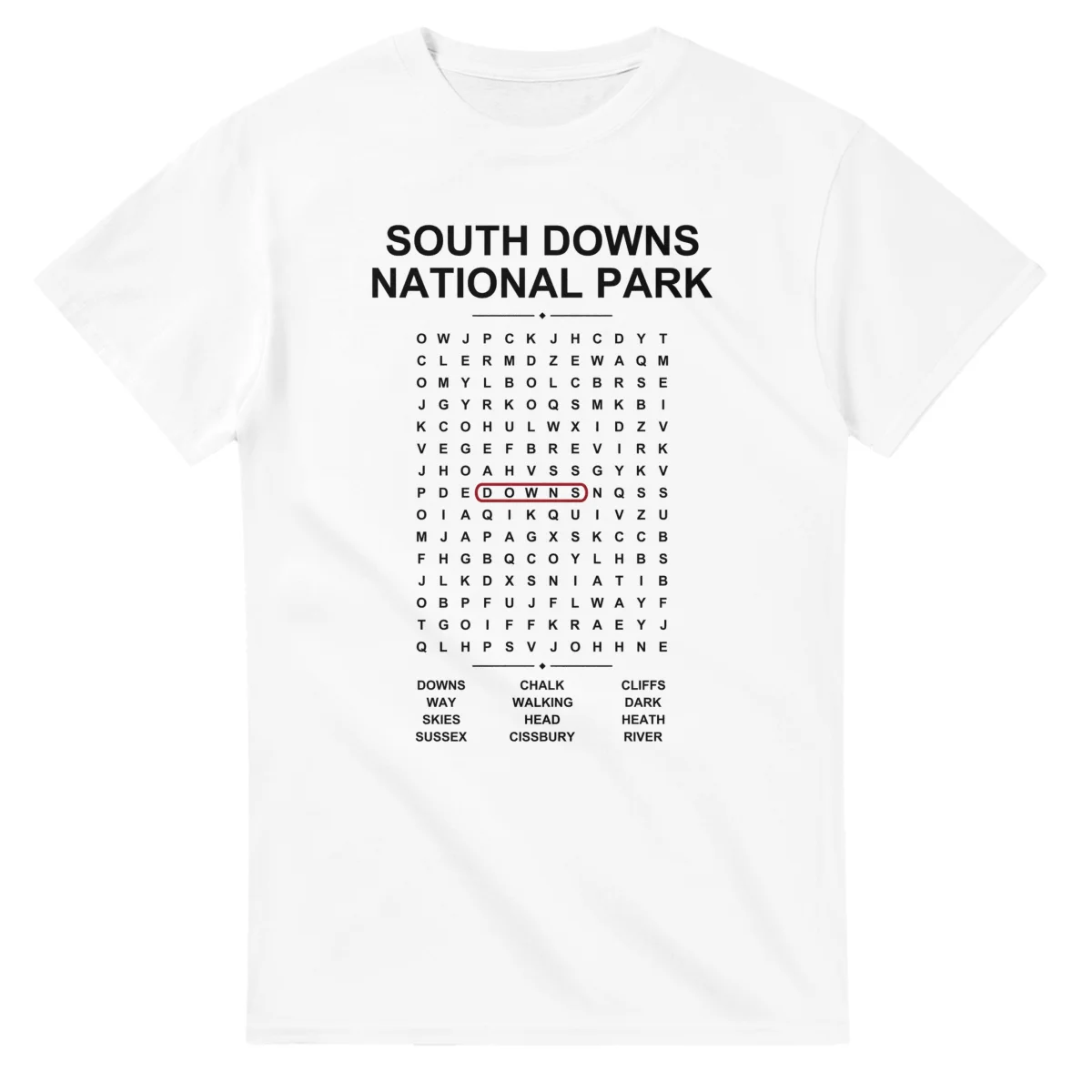 South Downs National Park Word Search - Somewhere In Here