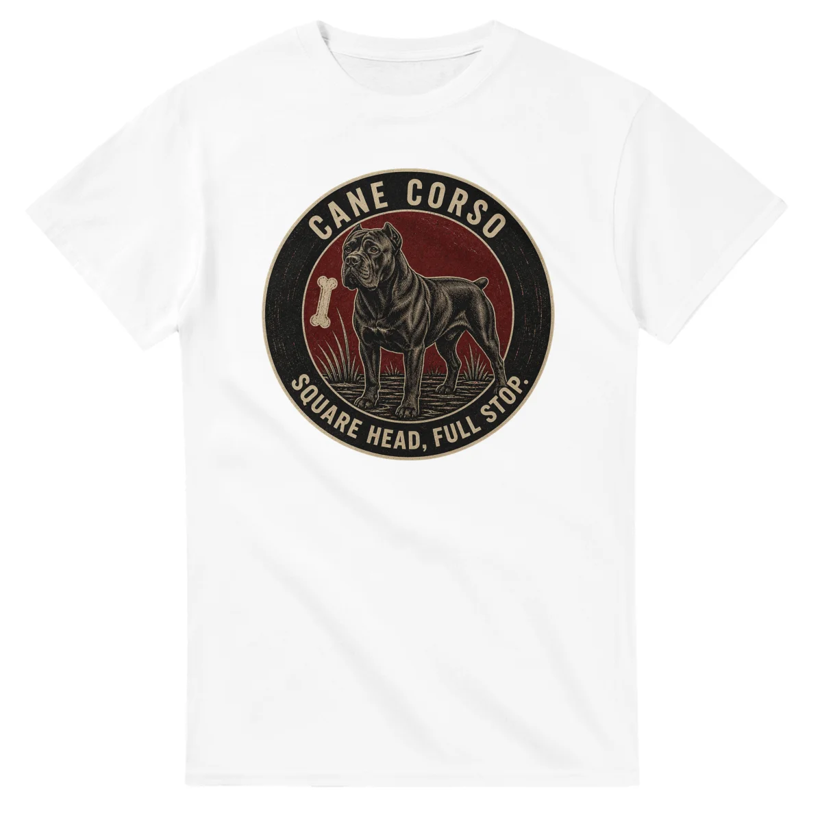 Cane Corso - Square Head, Full Stop