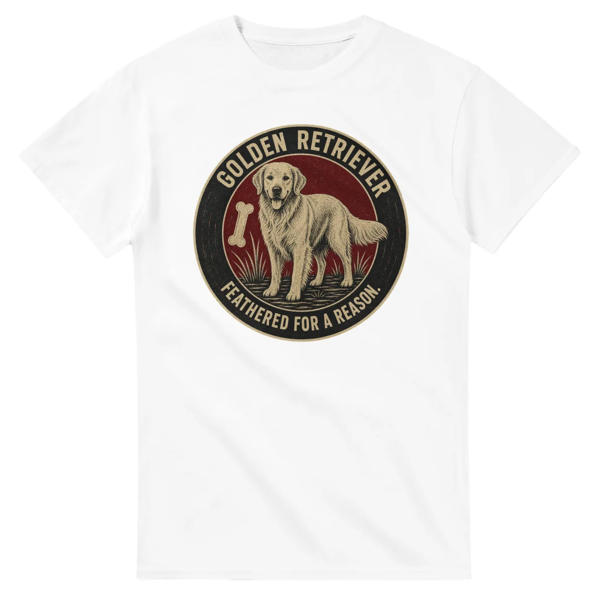 Golden Retriever - Feathered for a Reason
