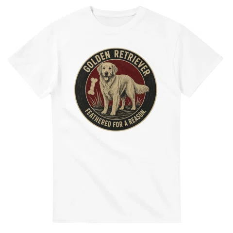 Golden Retriever - Feathered for a Reason