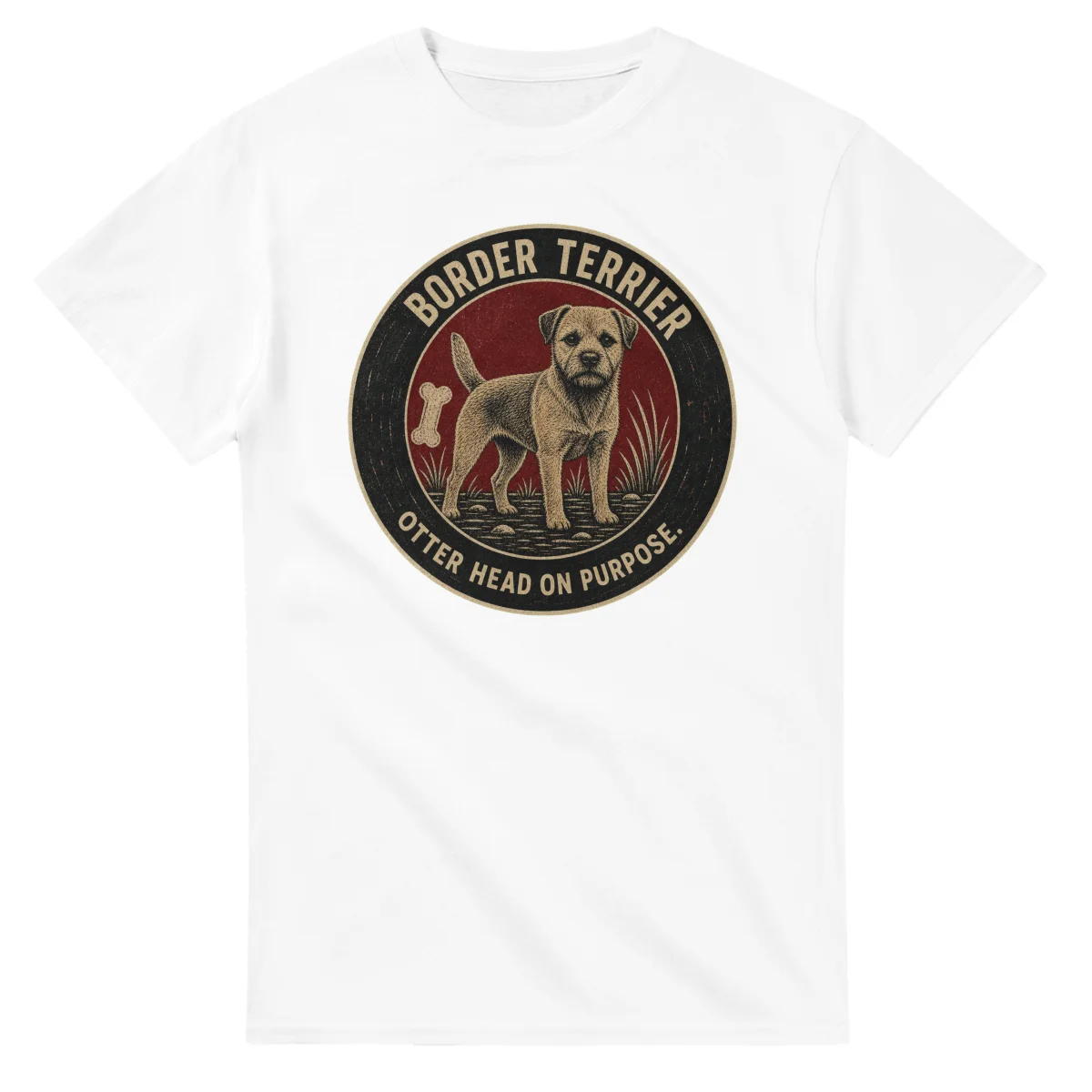 Border Terrier - Otter Head on Purpose